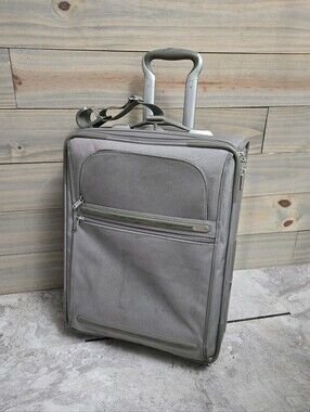 TUMI 22026S4 Silver 26" Wheeled Upright Expandable Suitcase Ballistic Nylon